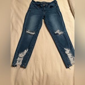 🦅American Eagle🦅 Next Level Stretch Distressed Jeans 10